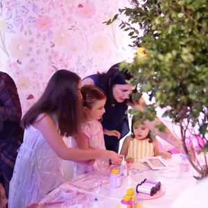 Bruna Biancardi foi quem organizou a festa de Mel e Helena e apostou em diversos atrativos para as crianças