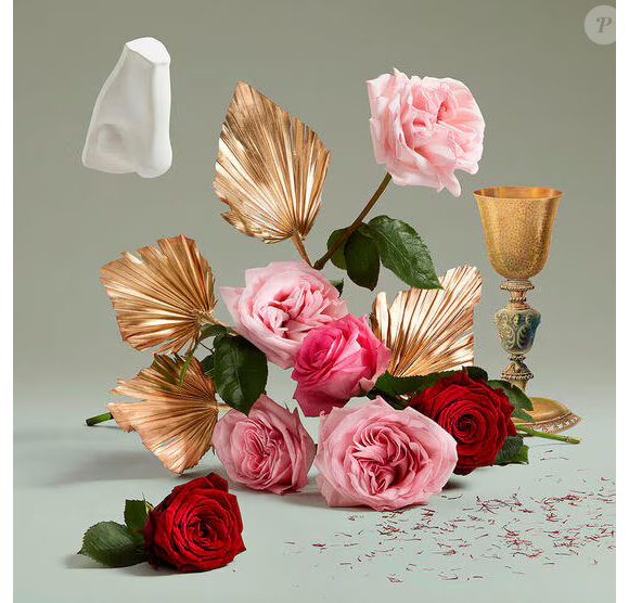 A Rosa Damascena é um dos destaques da composição do Cairo Eau de Parfum, da Penhaligon's. De acordo com a descrição da marca, a nota floral aparece acompanhada de labdanum e patchuli, enquanto o açafrão contribui para a atmosfera quente que remete ao nascer do sol sobre o Cairo.