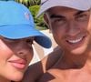Cristiano Ronaldo e Georgina Rodríguez curtiram a piscina da mansão do casal