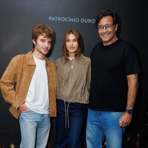 Luciano Szafir também acompanhou a estreia VIP de ‘Tina - Tina Turner, O Musical’ com Sasha Meneghel e João Lucas