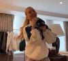 Virginia também surgiu com uma calça de mais de R$ 800 para dia de trabalho