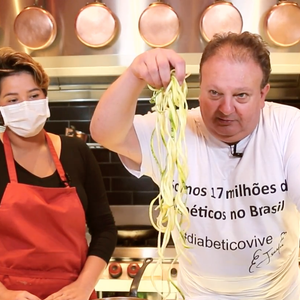 Ingredientes do macarrão especial de Érick Jacquin são simples e levam desde a massa até os brócolis, abobrinha e ervilhas