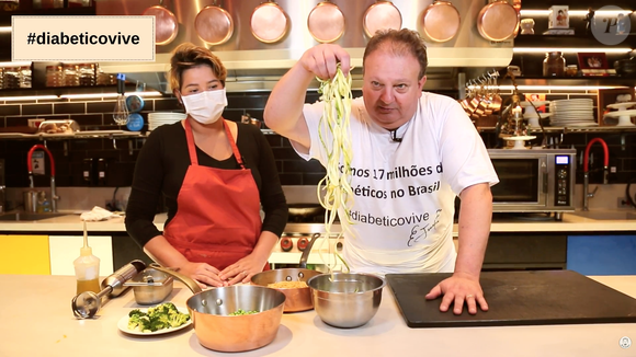 Ingredientes do macarrão especial de Érick Jacquin são simples e levam desde a massa até os brócolis, abobrinha e ervilhas