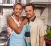 Raquel (Tais Araujo) e Poliana (Matheus Nachtergaele) assumem a paladar