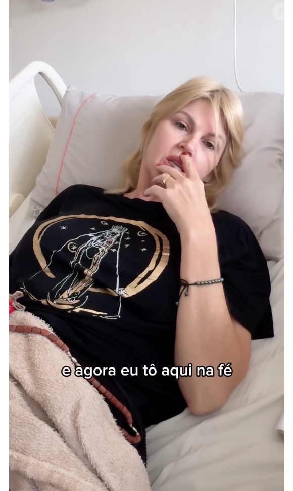 Val Marchiori negou que lesão no intestino tenha relação com câncer de mama