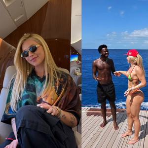 Biquíni neon, calcinha asa-delta, iate e jatinho: Vírginia e Vini Jr. esbanjam luxo e estilo em viagem pela Europa. Veja fotos!