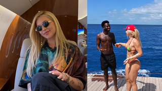 Biquíni neon, calcinha asa-delta, iate e jatinho: Vírginia e Vini Jr. esbanjam luxo e estilo em viagem pela Europa. Veja fotos!