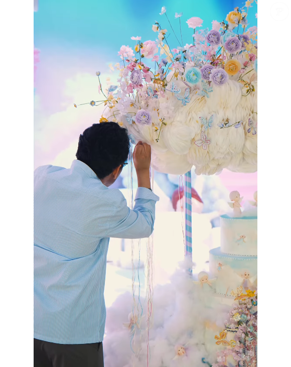 Festa de Maria Alice: bolo da filha de Virginia e Zé Felipe teve como responsável o confeiteiro Denilson Lima.