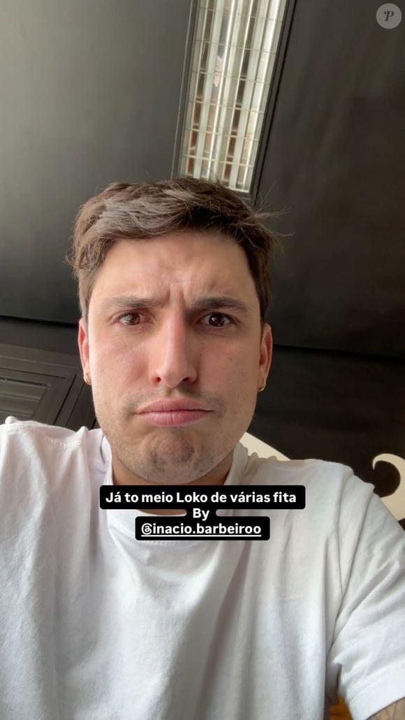 Felipe Prior não se pronunciou sobre o assunto. Neste sábado (20), o influenciador publicou alguns stories em uma barbearia