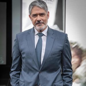 William Bonner é um dos rostos mais conhecidos do jornalismo brasileiro da Globo.