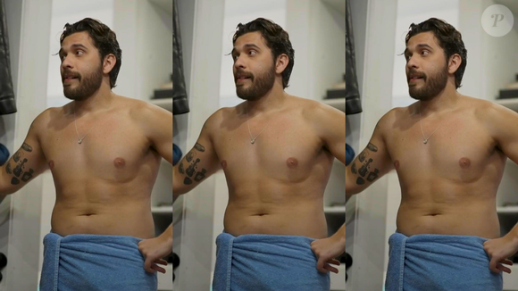 Gustavo Mioto vira assunto nas redes após surgir só de toalha em cena da nova novela vertical da Globo; bastidor tenso veio à tona depois da estreia no Globoplay