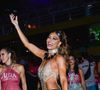 Juliana Paes aproveita o Carnaval nesta segunda-feira (16) no camarote Aura, no Rio de Janeiro