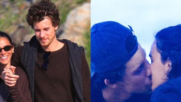 Deu match: Bruna Marquezine e Shawn Mendes combinam roupas e trocam beijo apaixonado em 2º dia de praia consecutivo; fotos