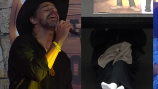 Barrada da festa do ‘BBB 26’, Ana Paula escapa de show improvisado - e desafinado! - de Cowboy: ‘Não quis passar vergonha na frente dela’