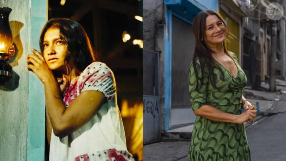Estrela de novelas de sucesso da Globo, Dira Paes aparece em 'Irmãos Coragem' à esquerda, novela exibida em 1995