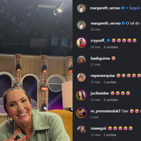 Margareth Serrão vira assunto após pegadinha de Maurício Meirelles sobre suposta mudança internacional