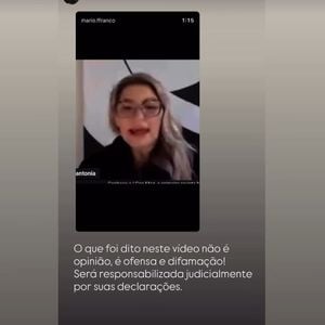 O marido de Isabel Veloso lembrou que Antonia Fontenelle disse que bateria na influencer