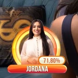 Jordana foi eliminada do 'BBB 26' com mais de 70% da média dos votos