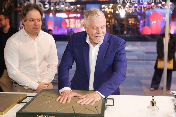 Miguel Falabella deixou suas marcas para a Calçada da Fama de Gramado