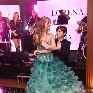 Um dos pontos altos foi a dança com o irmão mais novo Enrico