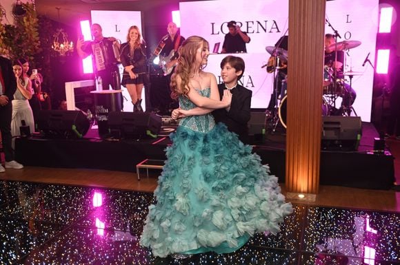 Um dos pontos altos foi a dança com o irmão mais novo Enrico