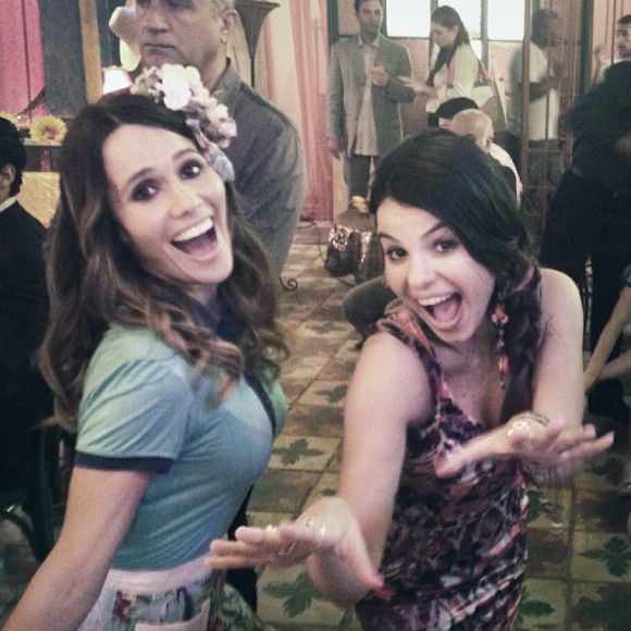 Fernanda Pontes nos bastidores da novela 'Flor do Caribe'