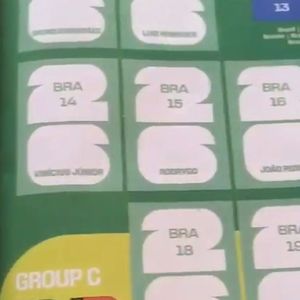 Presenças de Lucas Paquetá e Rodrygo no álbum chamam atenção mesmo sem vaga garantida na Copa, segundo a ESPN