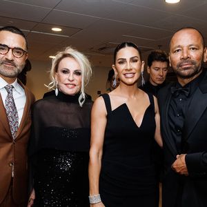 Ana Maria Braga marcou presença no leilão beneficente do Instituto Projeto Neymar Jr., que reuniu diversas celebridades em São Paulo nesta terça-feira (10)