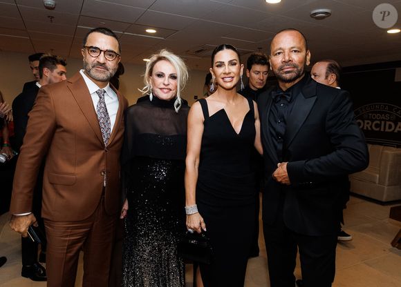 Ana Maria Braga marcou presença no leilão beneficente do Instituto Projeto Neymar Jr., que reuniu diversas celebridades em São Paulo nesta terça-feira (10)