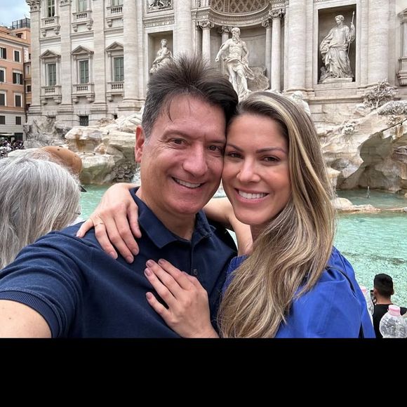 Jacqueline Brazil e Luiz Carlos Jr. também viajaram para a Itália