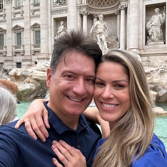 Jacqueline Brazil e Luiz Carlos Jr. também viajaram para a Itália
