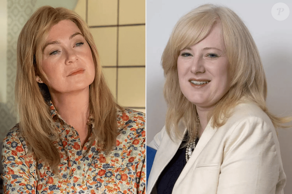 Famosa por 'Grey’s Anatomy', Ellen Pompeo (esquerda) assume o papel da polêmica Kristine Barnett (direita).