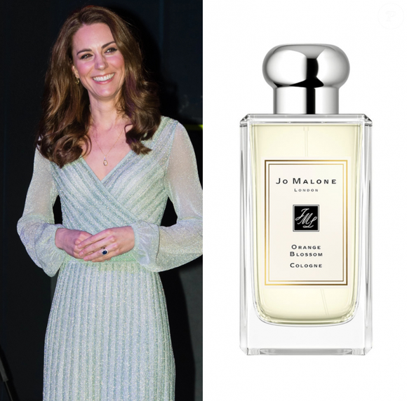 O perfume Orange Blossom, com notas predominantes de flor de laranjeira, é a fragrância usada pela princesa Kate Middleton.