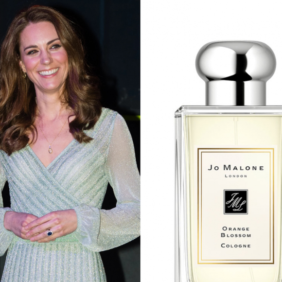 O perfume Orange Blossom, com notas predominantes de flor de laranjeira, é a fragrância usada pela princesa Kate Middleton.