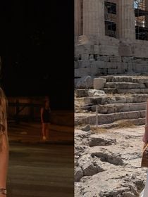 Decote drapeado, all white e transparência: em viagem à Grécia com Ticiane Pinheiro, Rafa Justus reúne tendências e prova que elegância não tem idade