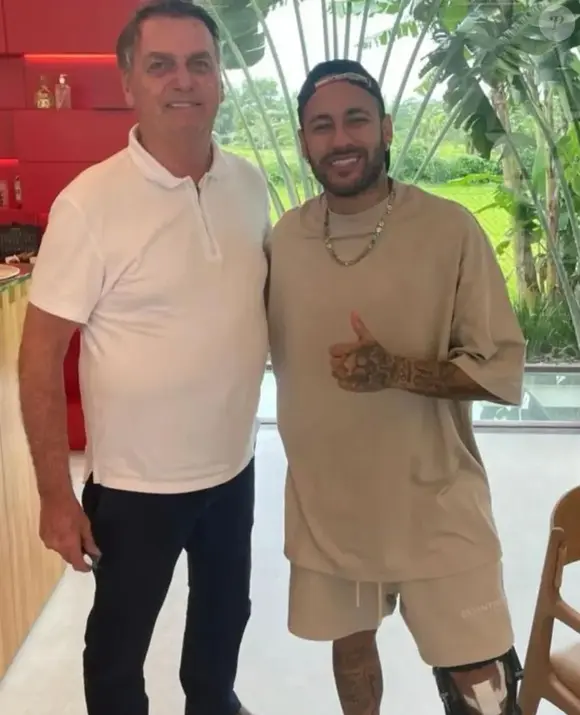 Neymar fez campanha publicamente pela reeleição de Jair Bolsonaro em 2022