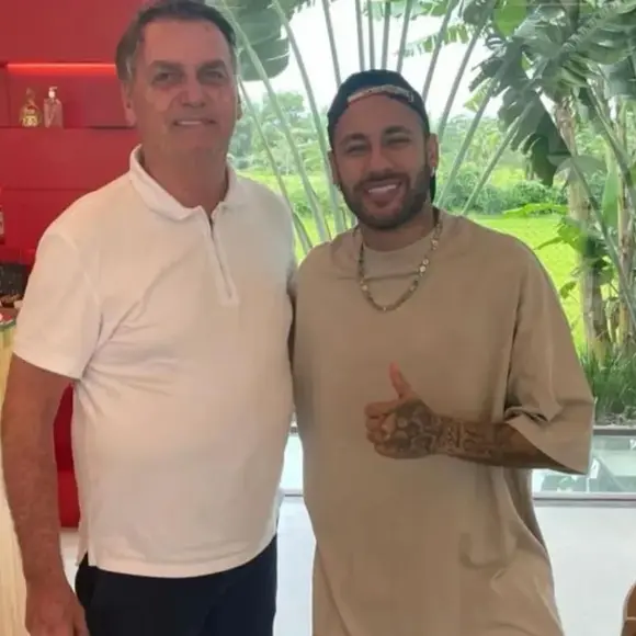 Neymar fez campanha publicamente pela reeleição de Jair Bolsonaro em 2022