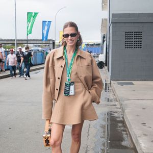 Helena Bordon  no Grande Prêmio de Fórmula 1 em São Paulo, neste domingo, 9 de novembro de 2025