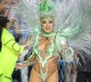 Fabiola de Andrade usou fantasia ultracavada como Rainha de Bateria da Mocidade de Padre Miguel