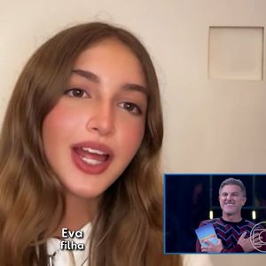 Eva também participou do 'Domingão com Huck' neste domingo, 10 de agosto de