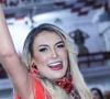 Andressa Urach revelou uso de botox pelo corpo como estratégia para desfile no carnaval 2026: 'Mais segura e confortável'