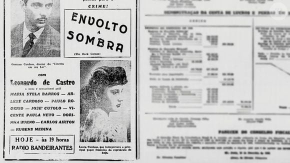 Foto de Laura Cardoso jovem: atriz fez rádios antes de chegar à TV, nos anos 1950