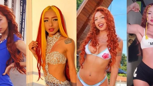 Ruivinha de Marte antes e depois: com 17 kg a mais de músculos no corpo, ex-'A Fazenda' deu adeus à magreza extrema e entrou para fisiculturismo. Veja 43 fotos!