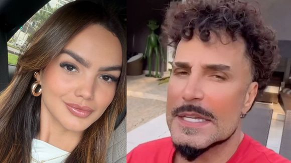 Irreconhecível após procedimentos, Latino ironiza comentário sobre semelhança da filha com Kelly Key: 'Quero ver herdar o coração do pai'