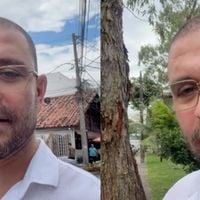 'É crime fazer o que ela fez': apoiador de Lula, Diogo Nogueira diz ter sido hostilizado durante votação nas eleições de 2026; cantor precisou pedir ajuda para conter mulher