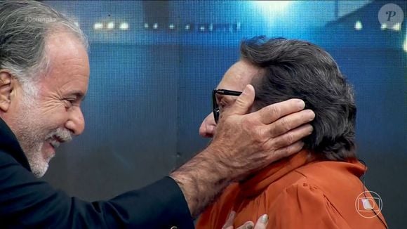 Tânia Maria realizou o sonho de conhecer Tony Ramos