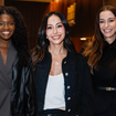 Tudo preto, mas nada básico! Com tweed e jaqueta de couro, Sabrina Sato, Kenya Sade e Mônica Martelli prestigiam peça de Taís Araújo com looks all black para o Inverno 2026