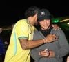 Novo affair de Ivete Sangalo, Tiago Maia aparece abraçando Marcelo, filho da cantora, em evento pré-jogo da Seleção Brasileira