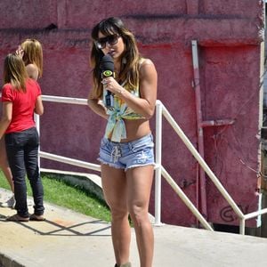 Sabrina Sato se destacou ao lado do grupo Pânico por topar fazer todo tipo de reportagem e sempre com muito humor e aventura