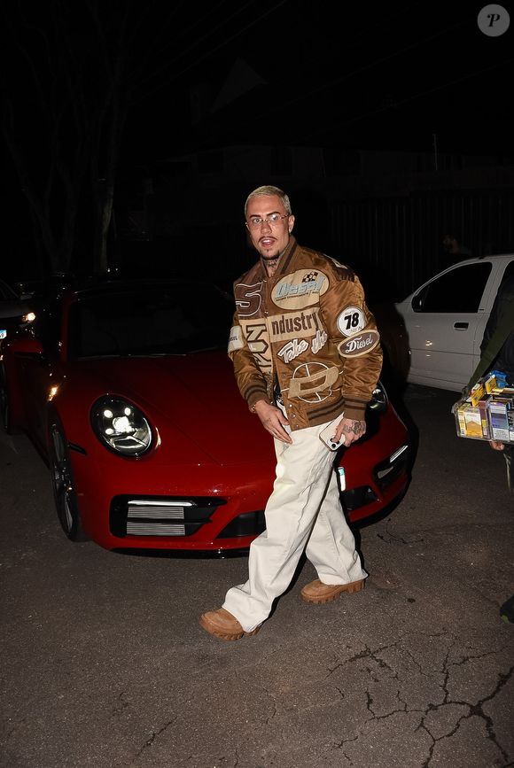 MC Daniel na festa promovida pelo filho de Faustão